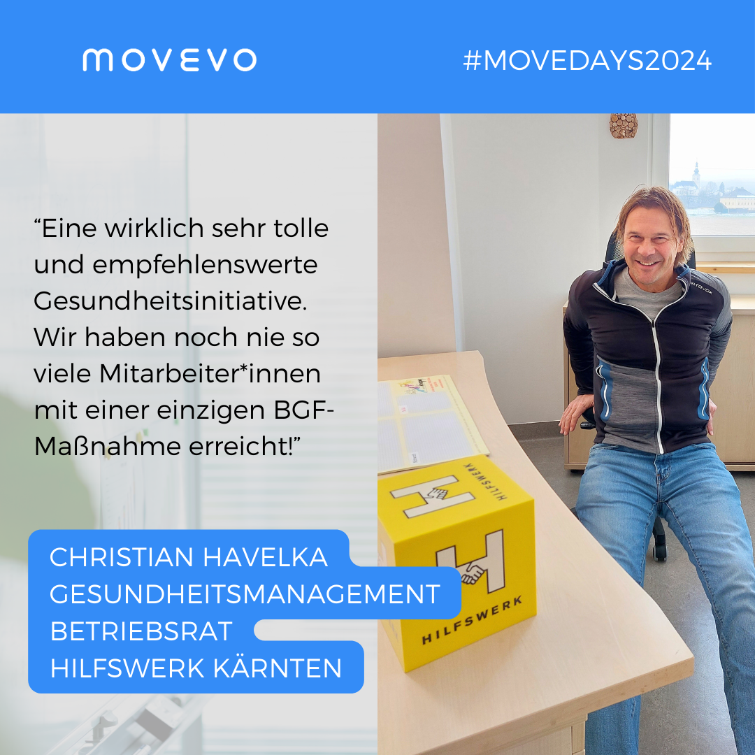 Angelini Pharma beim Abschlussevent der MOVE DAYS 2023